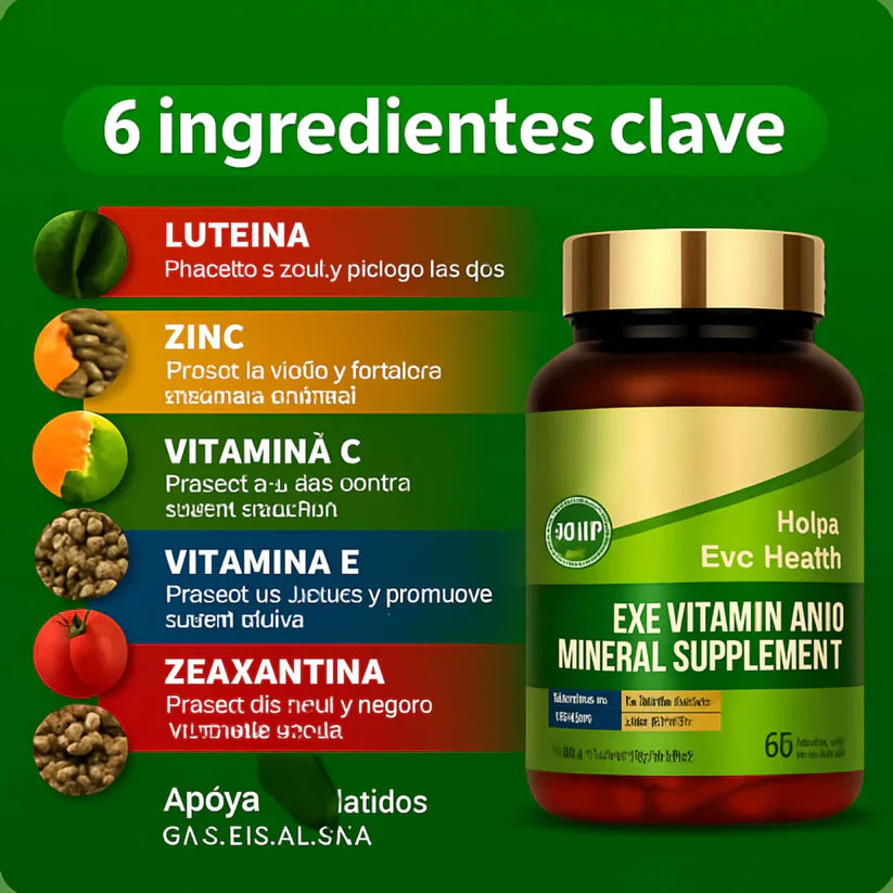 Zooone Vision™ Nutrición ocular natural para una vista clara y sin fatiga