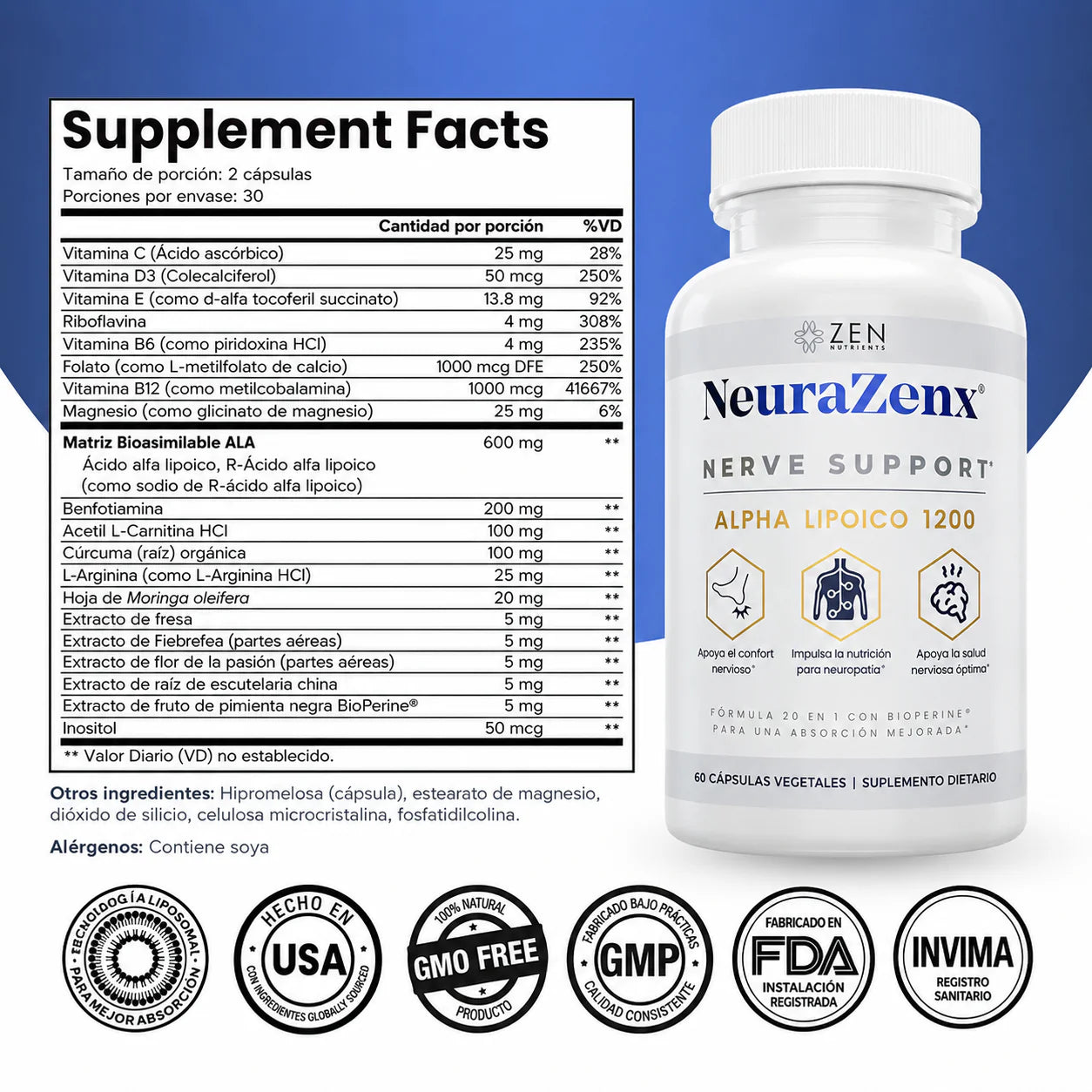NEURA ZENX™ | Alivio Profundo desde la Raíz