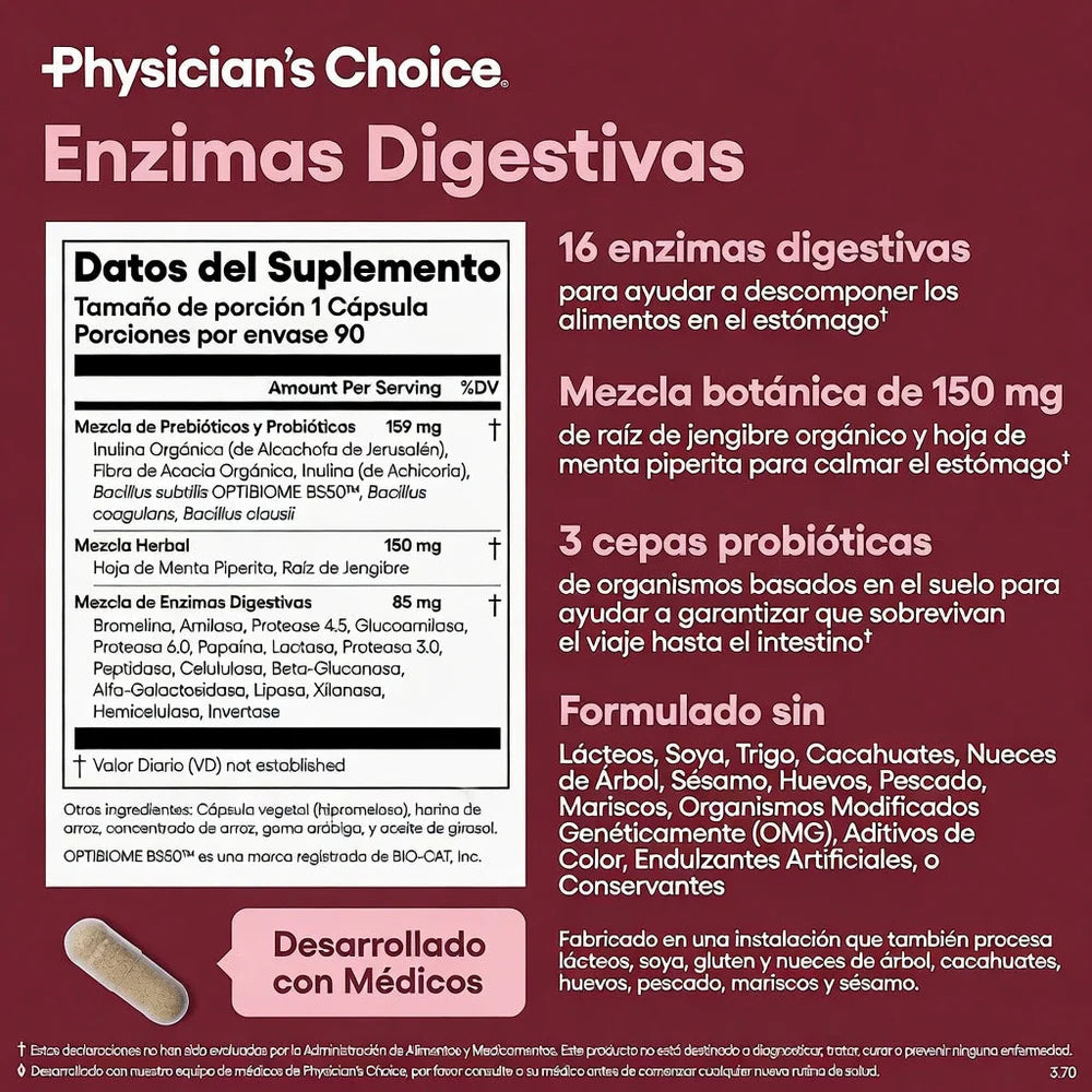 🔥 DigestZen™ – Enzimas Digestivas de Acción Rápida™