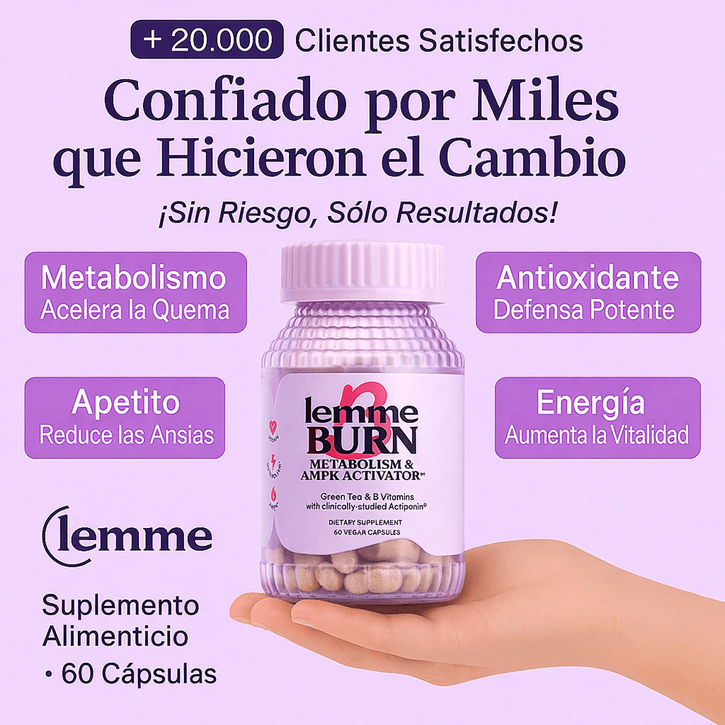 Lemme Burn™ 2x1 HOY | Apoyo Natural para el Metabolismo y Bienestar Diario