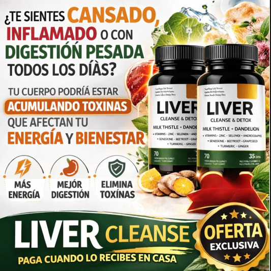 💛LIVER CLEANSE - Detox Premium 60 Cápsulas