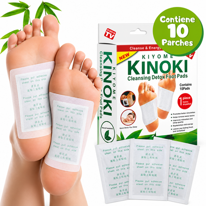 🌿 X10 Parches Kinoki™ | Bienestar y desintoxicación mientras duermes