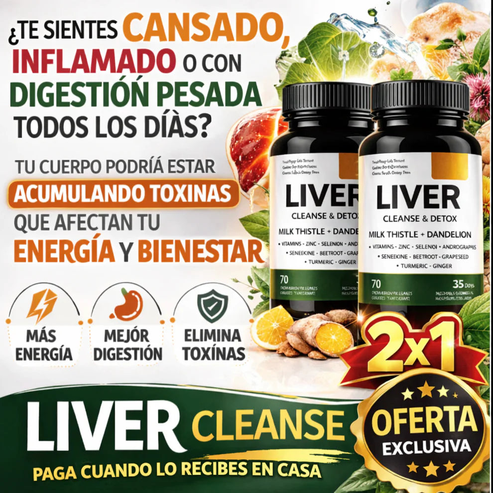 OFERTA 3x1 | LIVER CLEANSE | 70 CAPS ORIGINAL