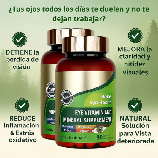 Zooone Vision™ Nutrición ocular natural para una vista clara y sin fatiga