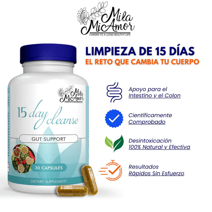 15 Day Cleanse™ Limpieza Natural Instantánea