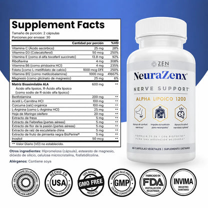 NEURA ZENX™ | Alivio Profundo desde la Raíz