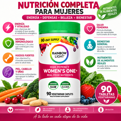OFERTA 2x1 | Multivitamínico Rainbow Light™ | – 180 Cápsulas