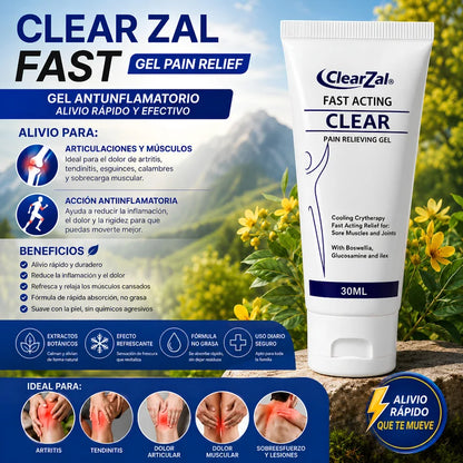 CLEARZAL™ Gel Refrescante para Músculos y Articulaciones