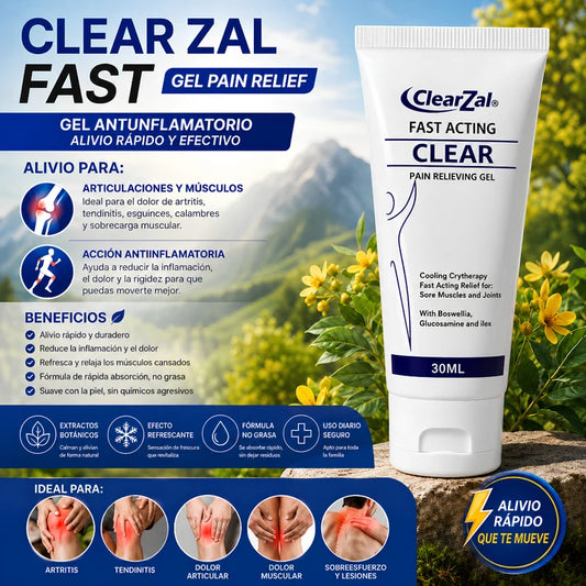 CLEARZAL™ Gel Refrescante para Músculos y Articulaciones