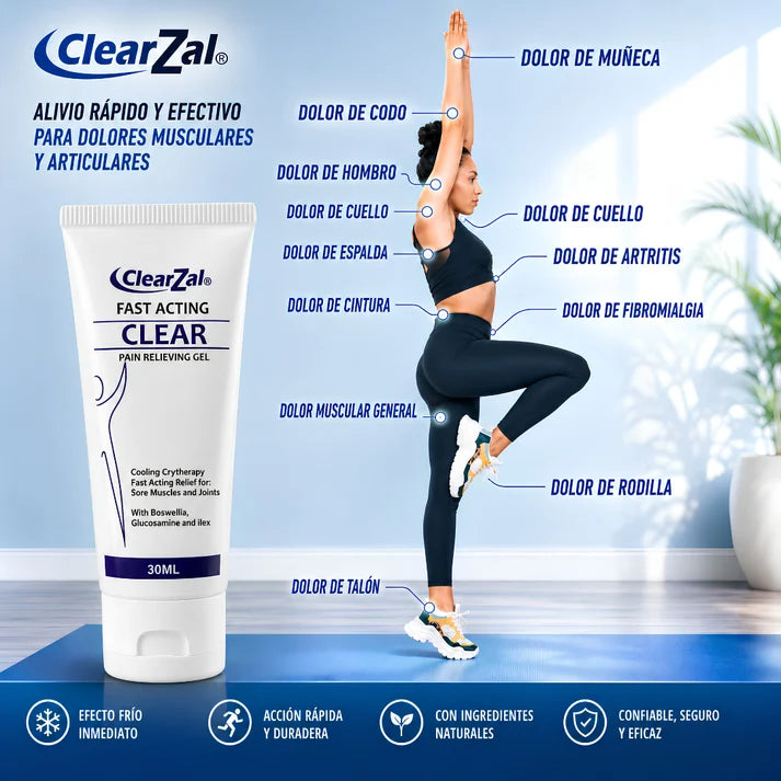 CLEARZAL™ Gel Refrescante para Músculos y Articulaciones