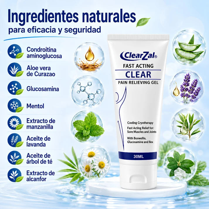 CLEARZAL™ Gel Refrescante para Músculos y Articulaciones