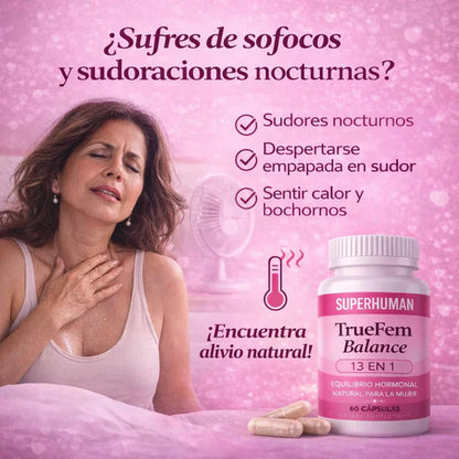 True Fem™ 60 Cápsulas - Recupera tu Salud Femenina y Equilibrio Hormonal + Envío Gratis