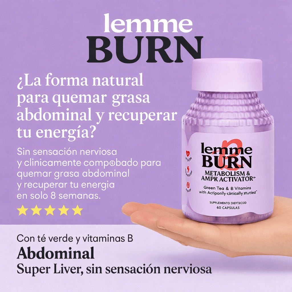 Lemme Burn™ 2x1 HOY | Apoyo Natural para el Metabolismo y Bienestar Diario