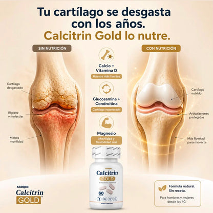 CALCITRIN GOLD™ | Apoyo para huesos, rodillas y articulaciones