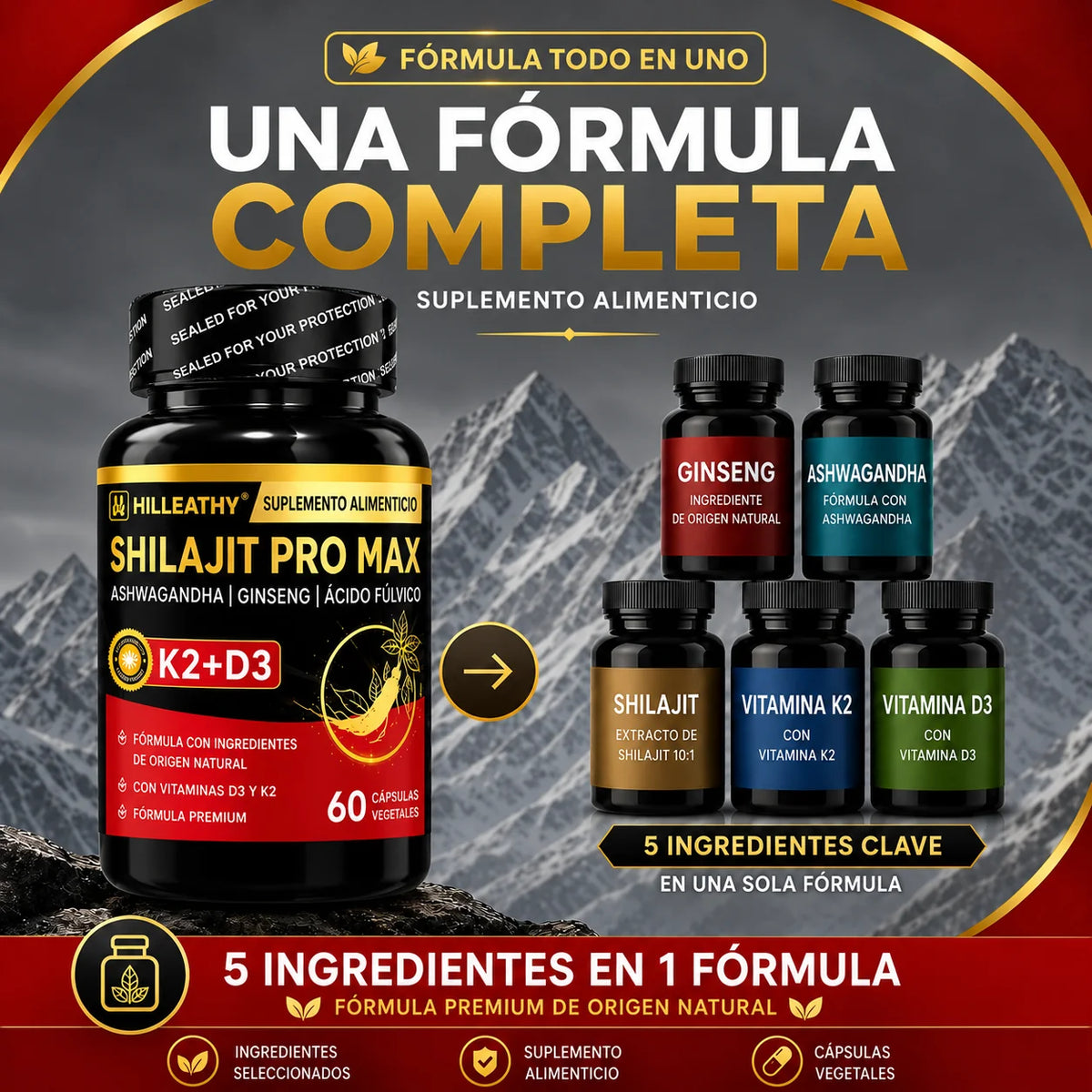 SHILAJIT PRO MAX – FÓRMULA PREMIUM DE ORIGEN NATURAL SHILAJIT PRO MAX