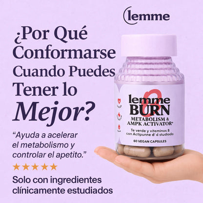 Lemme Burn™ 2x1 HOY | Apoyo Natural para el Metabolismo y Bienestar Diario