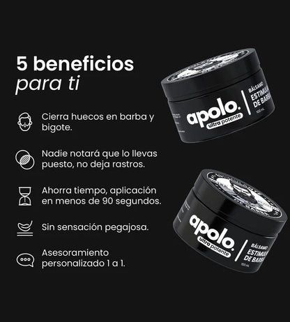 Bálsamo para Crecimiento de Barba Ultra Potente con Minoxidil 20% | 100mL