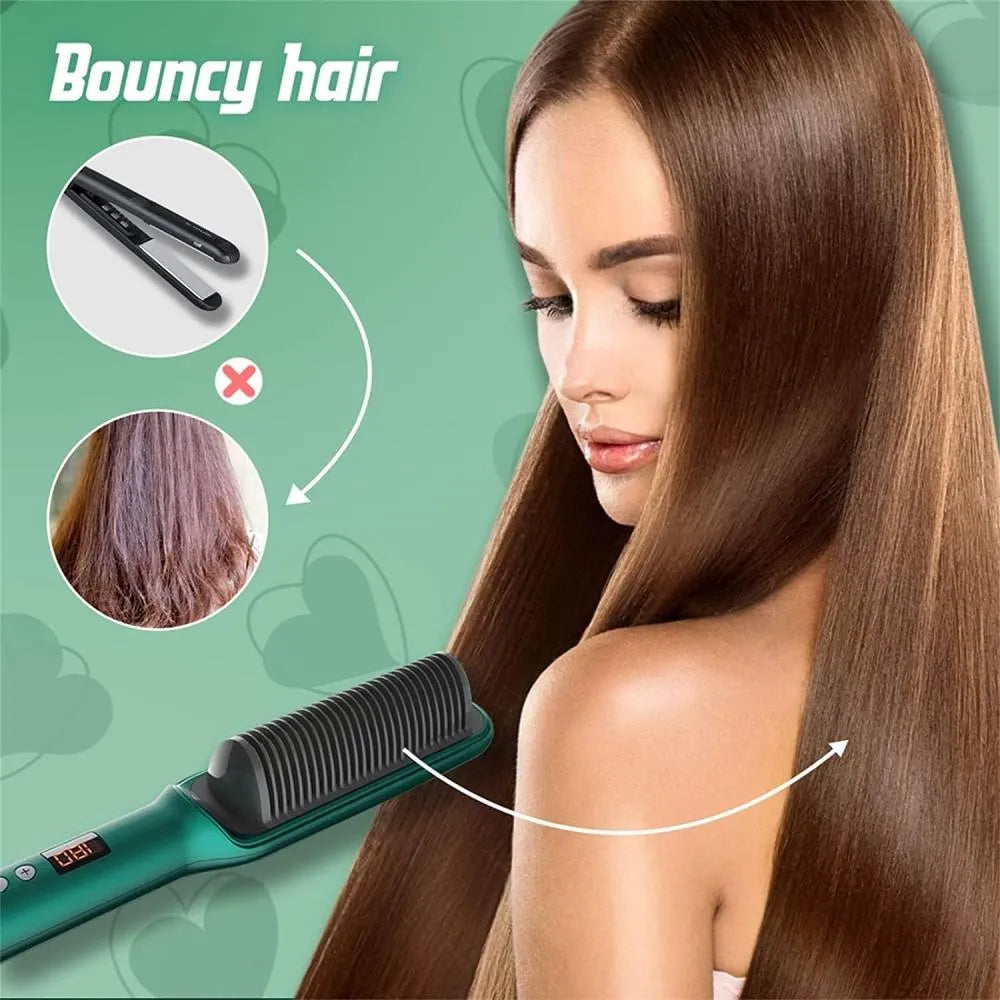 Cepillo Alisador 3 en 1 InstaLiso™ | Cabello Liso, Brillante y Sin Esfuerzo